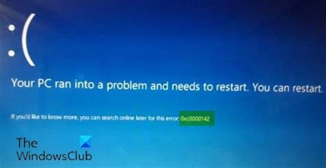 Fix 0xc0000142 Blue Screen Error On Windows 10 BENISNOUS