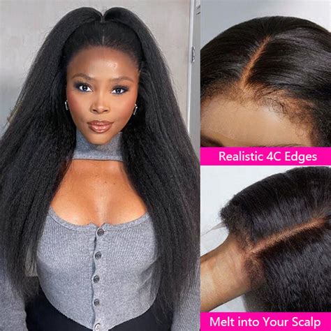 4C Edges Human Hair Wig Recool Hair