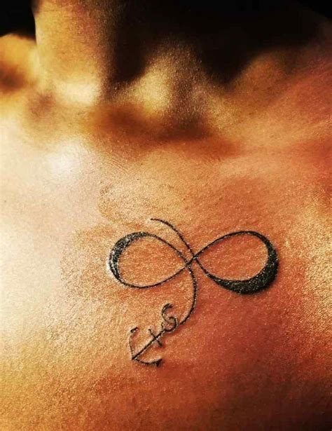 Infinity Anchor Tattoo By Chris Davis Tattoos For Daughters Sister