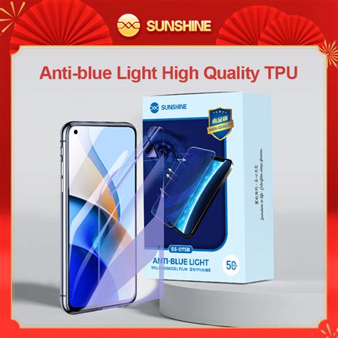 Sunshine New Products Ss B Anti Blue Light Tpu Films Pcs Box