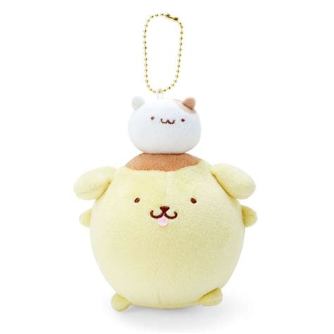 Mascot Holder Pom Pom Purin With Muffin