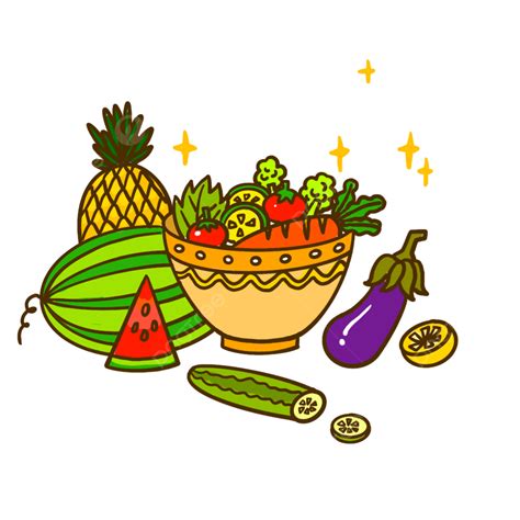 Frutas Y Verduras De Dibujos Animados Png Porn Sex Picture