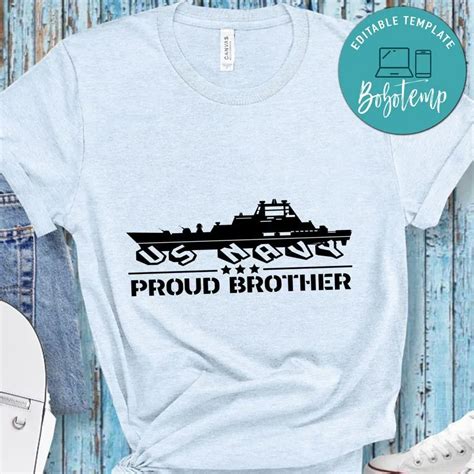 Us Navy Proud Brother Shirt Bobotemp