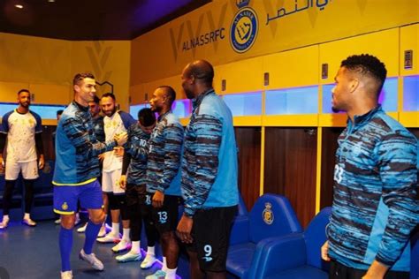 Cristiano Ronaldo meets Vincent Aboubakar, Al-Nassr teammates [PHOTOS] - Daily Post Nigeria