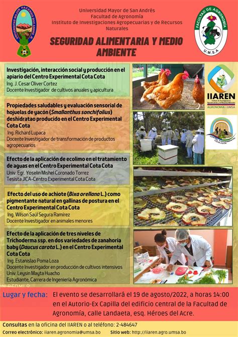 Evento Seguridad Alimentaria Y Medio Ambiente Insituto De