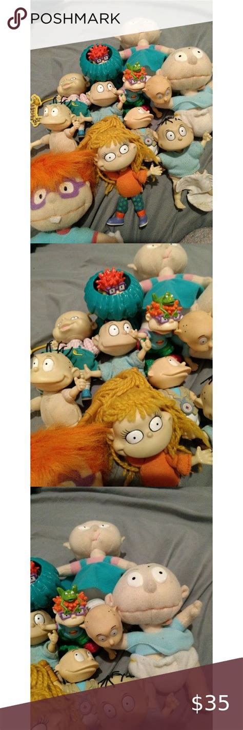 Lot Of 12 Nickelodeon Nick Jr RUGRATS Cartoon Figures Dolls Toys