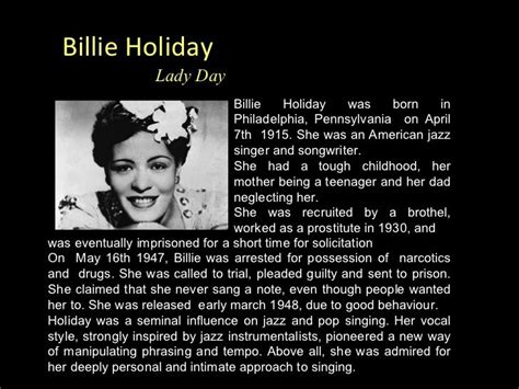 Strange Fruit And Billie Holiday Strange Fruit Billie Holiday Strange