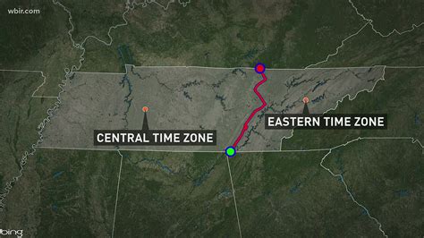 17 Us Time Zones Tennessee Map Images