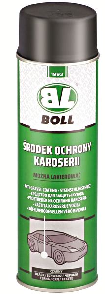 BARANEK CZARNY 0 5 SPRAY środek ochrony karoserii przed kamieniami BOLL