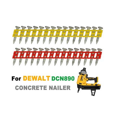 Degree Concrete Nails For Dewalt Dcn Cordless Concrete Nailer