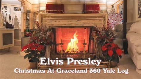 Elvis Presley - Christmas at Graceland 360 Yule Log - YouTube | Elvis presley christmas, Elvis ...