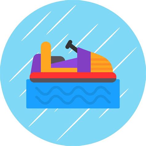 Bumper Boat Vector Icon Design 21202987 Vector Art At Vecteezy