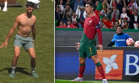 Novak Djokovic Mimics Cristiano Ronaldos Trademark Siu Celebration