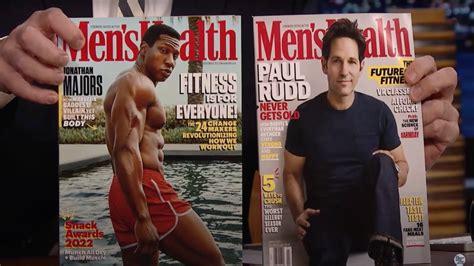 Paul Rudd Compares His And Jonathan Majors Polar Opposite Men S Health