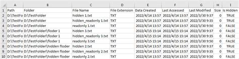 How To Get A List Of All Files In A Folder And Subfolders Into Excel