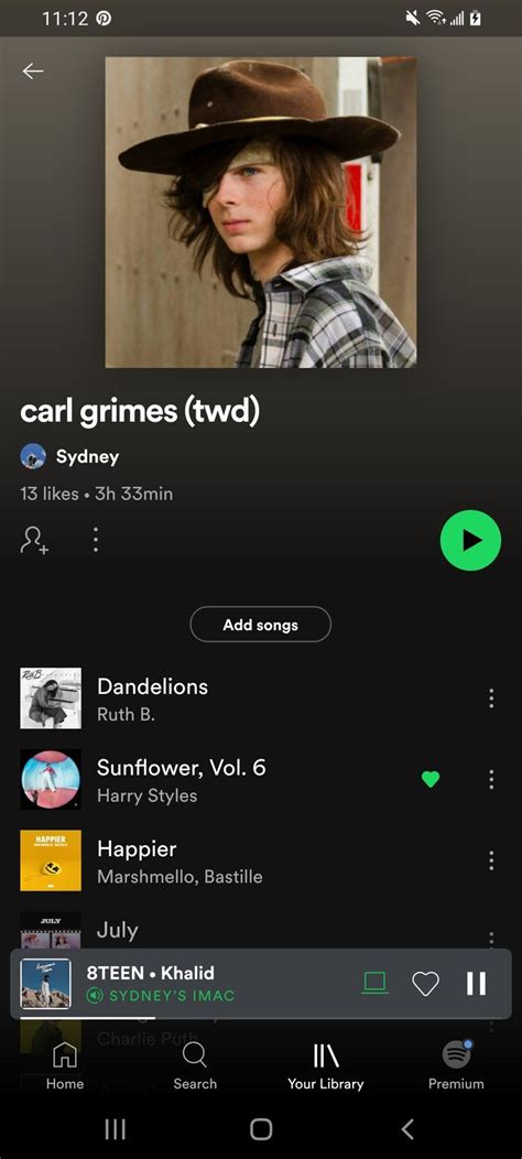 Carl Grimes Playlist If You Have Any Requests For Fictional Characters