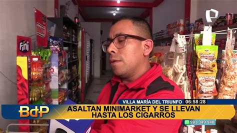 Robo En Vmt Sujetos A Bordo De Mototaxi Asaltan Minimarket Y Se Llevan