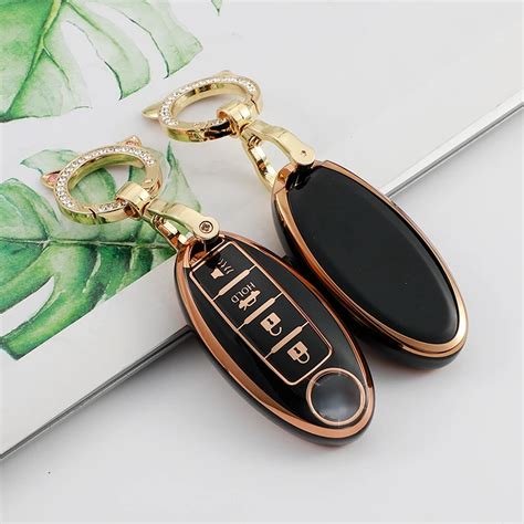 Tpu Car Button Key Case Cover Fob Shell For Nissan Altima Maxima