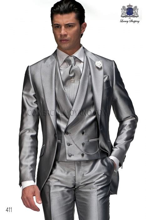 Traje De Novio Semilevita En Gris 411 Mario Moreno Moyano