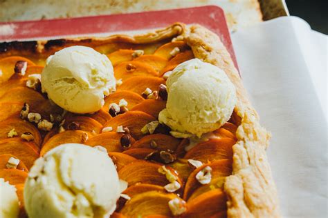 Food And Flowers One Persimmon Tart Two Ways Dessert And Savory Main