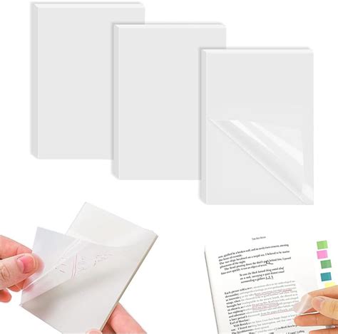 Sheets Transparent Sticky Notes Sticky Notes Transparent Set