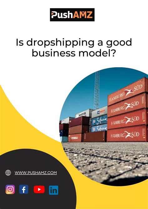 PPT Is Dropshipping A Good Business Model PowerPoint Presentation