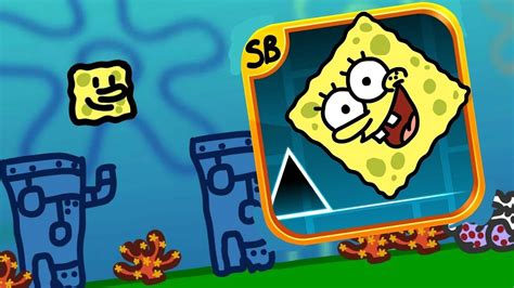 Spongebob In Geometry Dash Cartoon Animation Youtube