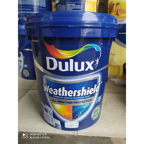 Jual Cat Tembok Dulux Weathershield Pro Putih L Shopee Indonesia