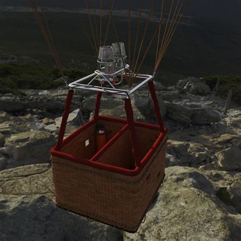 D Hot Air Balloon Model Turbosquid