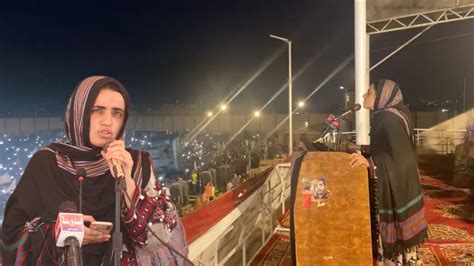 Dr Mahrang Baloch Speech At Quetta Welcome Jalsa Baloch Raji Muchi