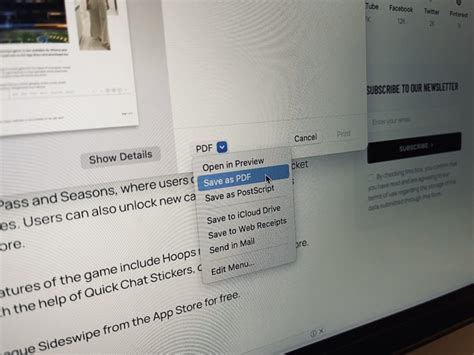 How To Save Any Webpage As PDF On Mac IOS Hacker