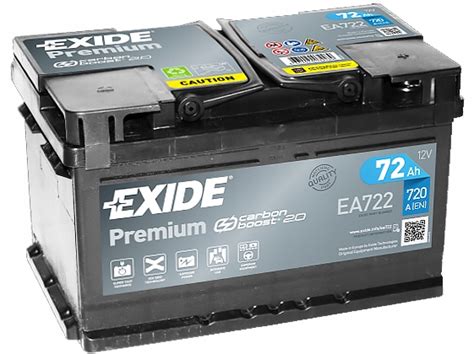 AKUMULATOR EXIDE PREMIUM 72AH 720A 72 AH EA722 EA722 za 349 zł z