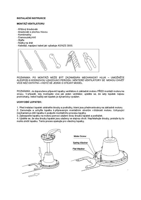 montážní návod Faro Barcelona Eco Indus 33005 Zbozi cz