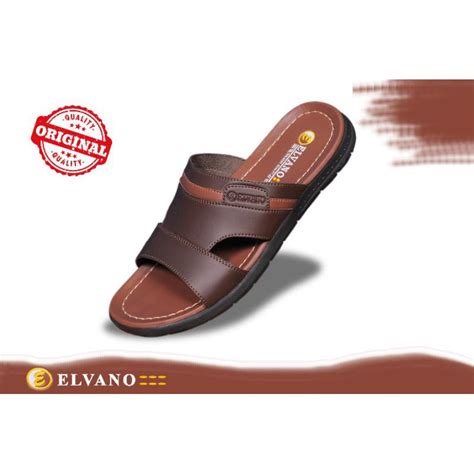 Jual Sandal Pria Model Slop Sendal Selop Bahan Kulit Berkualitas Anti