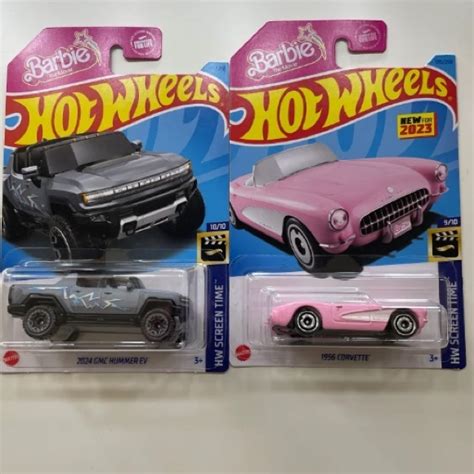 Mattel Toys Hot Wheels Barbie The Movie Kens Hummer Pink Corvette Set Poshmark