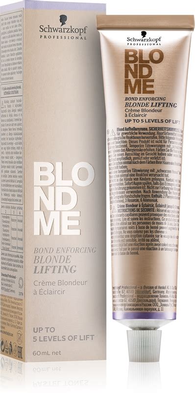 Schwarzkopf Professional Blondme Lifting Lightening Cream For Blonde Hair Notino Co Uk