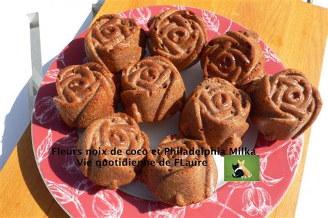 Fleurs Noix De Coco Et Philadelphia Milka