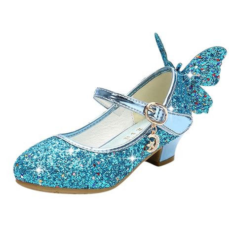 Penkiiy Infant Kids Baby Girls Crystal Bling Butterfly Single Princess Shoes Sandals Cool ...