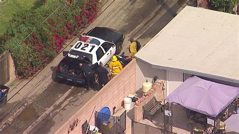 At Least Officer Suspect Injured In Woodland Hills Police Shooting