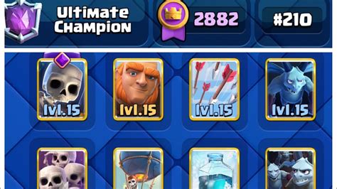 Best Giant Balloon Freeze Deck In Clash Royale YouTube