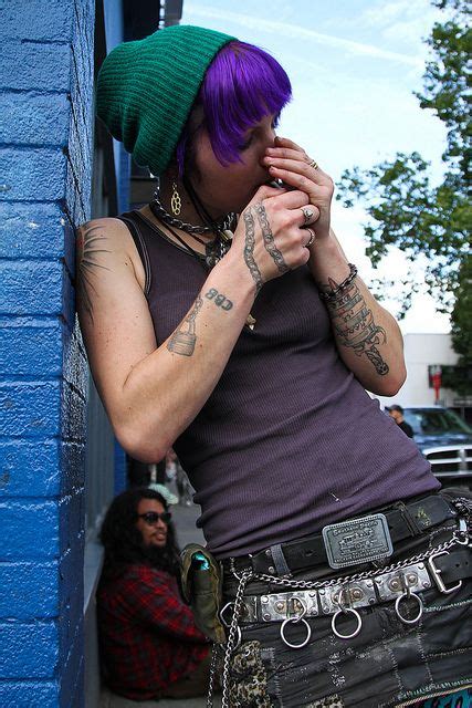 Crust Punk Girl Fashion