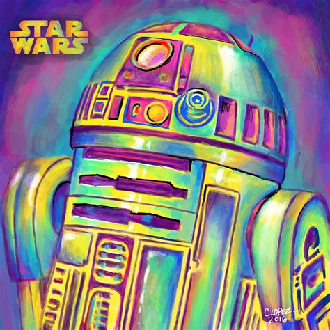 Star Wars R2d2 Painting By Christian Lopez Fine Art America