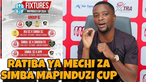 Tazama Ratiba Ya Mechi Zote Za SIMBA Mapinduzi Cup 2024 SIMBA Kukutana