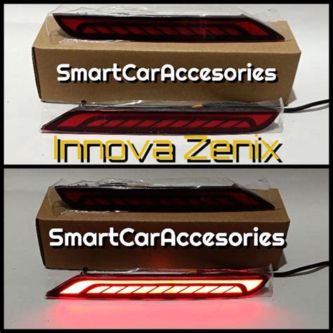 Jual Lampu Reflektor Rear Bumper Lamp Belakang Led Innova Inova Zenix