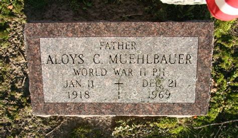 Aloys C Muehlbauer Find A Grave Memorial