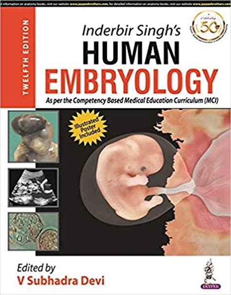 Buy Inderbir Singhs HUMAN EMBRYOLOGY Book Online From Whats In Your Story