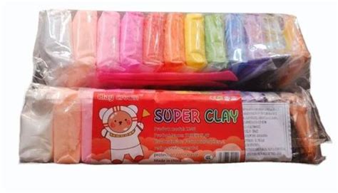 Multicolor Kids Modelling Super Clay, Quantity Per Pack: 12 Pieces at ...