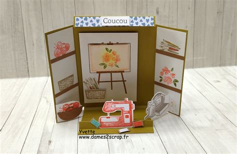 Carte Mon Petit Atelier Et Son Tuto Yvette Dames Scrap