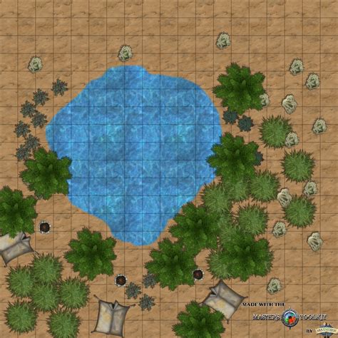 [art]micaelo88 Oasis [19x19][battlemap][oc] Dnd