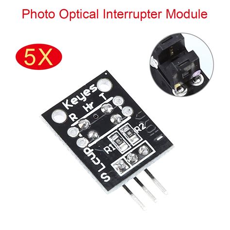 Buy Ky 010 Photo Interrupter Module Opto Sensor Optical Board 5pcs For